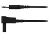 Cablu de măsurare 70VDC 32A 2m Negru 2.5mm2
