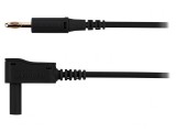 Cablu de măsurare 70VDC 32A 2m Negru 2.5mm2