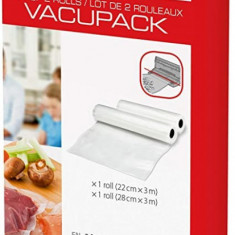 Set de 18 pungi VacuPack XA254010 pentru aparatele de vidat TEFAL VacuPack