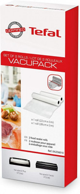 Set de 18 pungi VacuPack XA254010 pentru aparatele de vidat TEFAL VacuPack foto