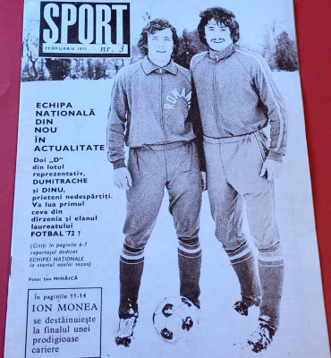 Revista SPORT nr.3/februarie 1973 (Romania) foto