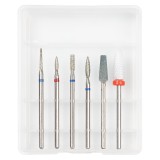 Cumpara ieftin Capete Freza Unghii LUXORISE #03, set 6 buc