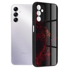 Husa pentru Samsung Galaxy A14 4G / A14 5G - Techsuit Glaze Series - Red Nebula foto