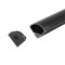 Profil aluminiu pentru banda LED 2m 15.8x15.8.mm pe colt negru V-TAC