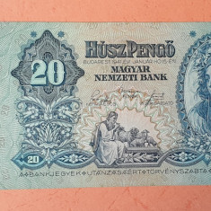 20 Pengo 1941 - Bancnota veche Ungaria