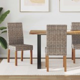 vidaXL Scaun de sufragerie 2 pcs Gri Kubu 45 x 54 x 93 cm 42012420