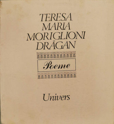 Poeme - Teresa Maria Moriglioni Dragan foto