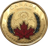 Monede comemorative 4x1 dolar CANADA - color - UNC, America de Nord, Cupru-Nichel