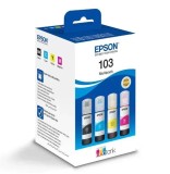 Kit cartuse cerneala Epson 103, multipack (cyan,magenta,yellow,black), pentru EcoTank L5296