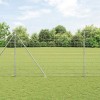 Gard pentru c&acirc;mp Argintiu 25 x 1.6 m Oțel galvanizat