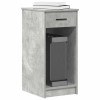 VidaXL Suport turn computer cu sertar gri beton 35x45x77 cm 858743