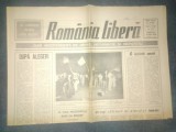 ZIARUL ROMANIA LIBERA 16 MAI 1990 SONDAJ DE OPINIE PREELECTORAL