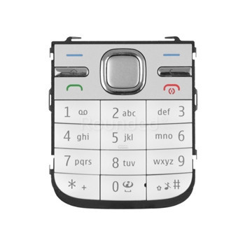 Tastatura Nokia C5 alb latin foto