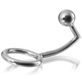 Metal Hard-Inel Penian cu C&acirc;rlig Anal Intruder 45MM