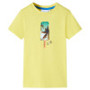 Tricou pentru copii, galben, 92, vidaXL