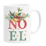 Cana alba personalizata Noel, INOVATIX&reg;. 330ml