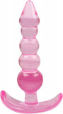 Dildo anal Jelly Anchor 5 Balls Pink