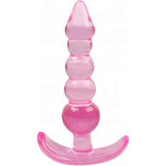 Dildo anal Jelly Anchor 5 Balls Pink