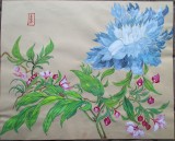 Crenguta inflorita - semnat in Chineza
