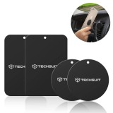 [Set 4x] Placuta metalica pentru suport magnetic telefon Techsuit MP04