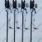 Set 4 Avertizori digitali TLI10 cu mufa jack 4 swingere cu iluminare si 4 Tije