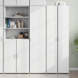 VidaXL Dulap &icirc;nalt, alb, 45x42,5x185 cm, lemn compozit
