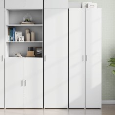vidaXL Dulap &icirc;nalt, alb, 45x42,5x185 cm, lemn compozit 3281406