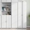 vidaXL Dulap &icirc;nalt, alb, 45x42,5x185 cm, lemn compozit 3281406