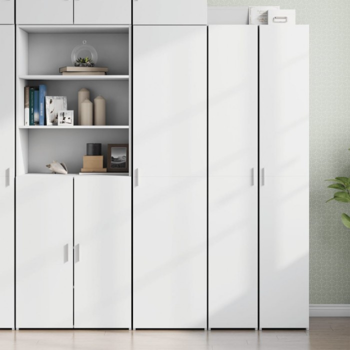 vidaXL Dulap &icirc;nalt, alb, 45x42,5x185 cm, lemn compozit 3281406