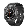 Smartwatch iSEN ET492, Curea silicon negru, 1.43 AMOLED HD, HRV, ECG, Monitorizare sanatate, Functii sport, Bluetooth Call, 380 mAh, Android 5.0 or iO