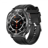 Cumpara ieftin Smartwatch iSEN ET492, Curea silicon negru, 1.43 AMOLED HD, HRV, ECG, Monitorizare sanatate, Functii sport, Bluetooth Call, 380 mAh, Android 5.0 or iO