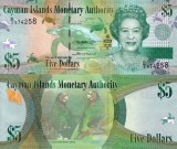 INSULELE CAYMAN 5 dollars 2018 UNC!!!
