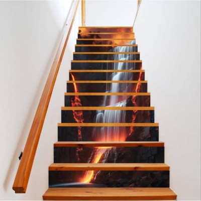 Sticker decorativ pentru scari interioare, print autoadeziv de inalta rezolutie, dimensine 200 x 124 cm, cod: AVX-STAIRS-17 foto