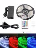 Banda LED RGB cu telecomanda si transformator, 5 metri