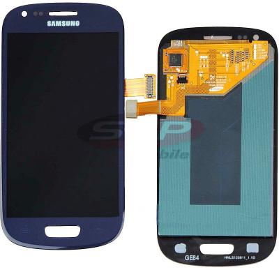 LCD+Touchscreen Samsung Galaxy S III mini i8190 BLUE foto
