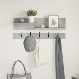 Cumpara ieftin Răcător de paltoane montat pe perete Gri beton 90 x 15 x 36 cm