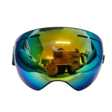 Cumpara ieftin Ochelari ski/snowboard, lentila sferica dubla, demontabila, polarizata, ventilate anti-ceata, oglinda A+++