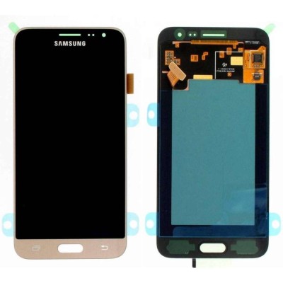 Display Samsung Galaxy J3 2016 J320 Display Service Pack Gold Auriu foto