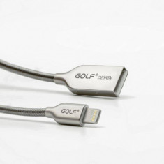 Cablu Kirsite Micro USB Golf 36M argintiu 1m 2.4A Fast Charging
