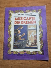 carte pentru copii - muzicantii din bremen - din anul 1984