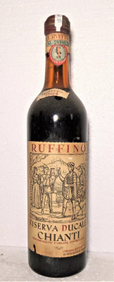 R. 43 VIN, RISERVA DUCALE, RUFFINO, DOC, Recoltare 1964 CL 72 GR. 12,8 foto