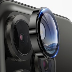 Folie sticla iPhone 16 Pro Camera Protector Lito S+, negru foto