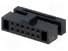 Conector IDC, 12 pini, pas pini 1.27mm, CONNFLY - DS1017-01-12NA8