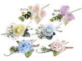 Cumpara ieftin Set 6 flori artificiale multicolore cm 16 H