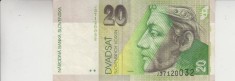 B11 1 - Bancnota foarte veche - Slovacia - 20 Koroane - 1999