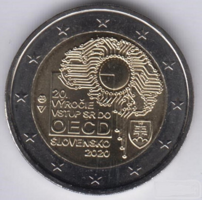 moneda 2 euro comemorativa SLOVACIA 2020 - UNC foto