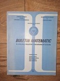Buletin matematic in sprijinul pregatirii concursurilor scolare- Iustin Cornea, Gheorghe Ekstein