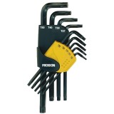 Proxxon 23944 - Set chei cu profil TORX (fara gaura) TX 8-TX 50 9 bucati