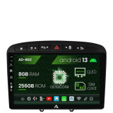 Cumpara ieftin Navigatie Peugeot 308 408 (2008-2013), Android 13, Z-Octacore 8GB RAM + 256GB ROM, 9 Inch - AD-BGZ9008+AD-BGRKIT265