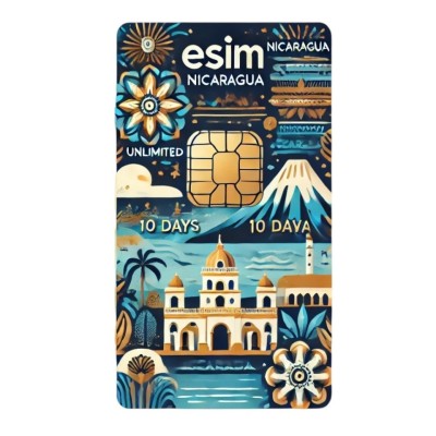 eSIM Nicaragua, Unlimited Plus, 10 Days foto
